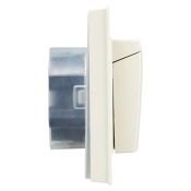 Штепсельная розетка встраиваемая двойная IEK BRITE 16А BR-R26-16-44-K10-F РСбш12-3-44-БрКр с кышкой в сборе бежевый IP44
