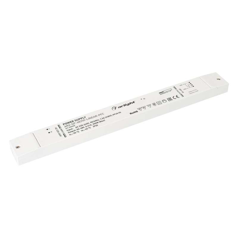 Блок питания (AC-DC) 48V  250W 032630 ARV-SP-48250-LINEAR-PFC  пластик