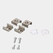 комплект профиля с экраном SF-1506-WH П-образный накладной 00047184 белый