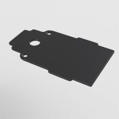 Заглушка торцевая встраиваемая S35 TRA004EC-22B чёрный