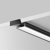 Накладной алюминиевый профиль Maytoni с экраном 15x6 ALM-001-B-2M 631003 черный