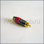 RCA Штекер красный GOLD MONSTER