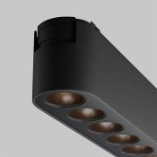 Трековый светильник 16W Белый теплый Точки / Points Radity TR082-1-18W3K-M-B на магнитный шинопровод черный