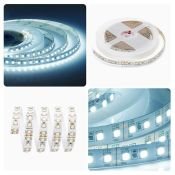 Светодиодная лента Белый 2835 12V 14.4W/m 120Led/метр 00-52 Стандарт 10мм IP20