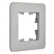 Рамка металлическая 1 пост IEK BRITE BR-M12-M-01-K47 РУ-1-1-Бр алюминий RE
