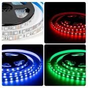Светодиодная лента RGB 5050 12V 14.4W/m 60Led/метр LSE-271 Эконом IP20