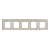 Рамка пластик 5 постов IEK SKANDY SK-M52-K23 SK-F05S серебряный