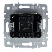 Выключатель встраиваемый одноклавишный самовозвратный IEK BRITE BR-V14-0-10-K10 ВС10-1-4-БрКр бежевый