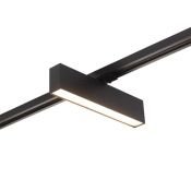 Трековый светильник однофазный  10W Белый теплый SOLID HALS DK6430-BK IP20 на шинопровод черный