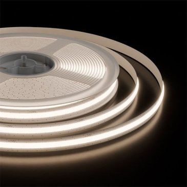 Светодиодная лента Белый дневной COB 24V 10W/m 528Led/метр 00-398 PRO Free Cut 8мм IP20