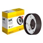 Накладной светильник без лампы IEK LIGHTING 4113 LUPB0-GX53-1-K02 GX53 черный круглый