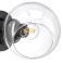 Накладной светильник -бра Lightstar без лампы 785617 BETA 1x40W E27 220V IP20 черный/прозрачный