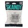 Розетка встраиваемая компьютерная двойная IEK SKANDY SK-K20-1-K23 SK-K03S RJ45 кат.5E серебряный