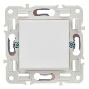Выключатель встраиваемый одноклавишный IEK SKANDY SK-V10-0-10-K01 SK-V01W арктический белый