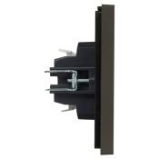 Выключатель встраиваемый одноклавишный перекрестный IEK FORTE&PIANO 10А FP312 серый FP-V13-0-10-1-K03