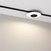 Магнитный трековый светильник  7W Белый теплый MAG-MICROCOSM-VINYL-R170 150deg 24V белый 051834