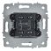 Выключатель встраиваемый одноклавишный перекрестный IEK BRITE BR-V13-0-10-K91 ВС10-1-3-БрАБ арктический белый