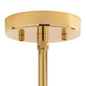 Люстра подвесная Lightstar без лампы 816067 DUMO 6х40W E14 черный/золото