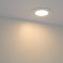 Встраиваемый светильник-панель   4W Белый теплый  020104 DL-85M-4W 220V IP20 круглый белый Уценка!!!