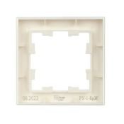 Рамка пластик 1 пост IEK BRITE BR-M12-K36 РУ-1-БрЖ жемчуг