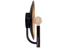 светильник Sunlumen без лампы 091-114 ORBIS-A 450 Gold 24K E27 настенный дерево / металл светильник Sunlumen без лампы 091-114 ORBIS-A 450 Gold 24K E27 настенный дерево / металл