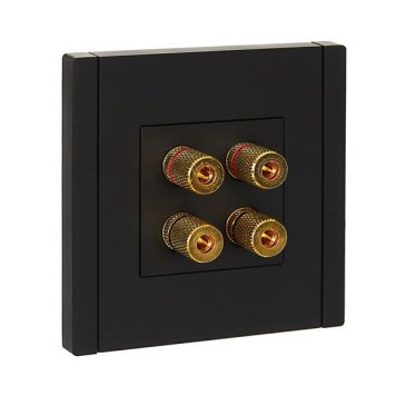 Розетка встраиваемая аудио IEK FORTE&PIANO FP139 черный FP-S40-K02