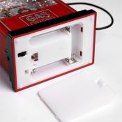 фигурка  светодиодная  «Бензоколонка», 11.5х28х7.5 см, пластик, USB, батарейки ААх3, свечение тёплое белое