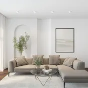 Встраиваемый светильник без лампы DENKIRS FLAT DK2091-WH GX53 белый квадратный