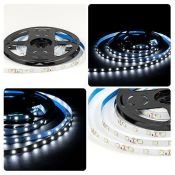 Светодиодная лента Белый 2835 12V  4.8W/m 60Led/метр LSE-248 6500K 8мм IP20