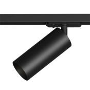 Трековый светильник однофазный  15W SOLID SCOPE DK6060-BK под лампу GU10 IP20 на шинопровод черный
