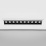 Встраиваемый светильник  12W Белый теплый DL-9398-10-WW 220V IP20 поворотный прямоугольный белый с черной вставкой