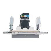 Розетка встраиваемая компьютерная IEK SKANDY SK-K10-1-K03 SK-K01Gr RJ45 кат.5E серый
