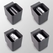 светильник  12W Белый теплый 022002 LGD-Wall-Vario-J2R-1  220V IP54  двухсторонний прямоугольный накладной коричневый