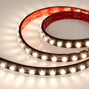 Светодиодная лента Белый теплый 2835 24V 21W/m 42Led/метр 040920 LT-PS-A42-BLACK-23mm 30deg 3000K IP67