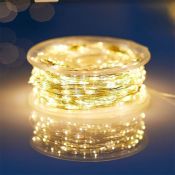 гирлянда РОСА Белый теплый 1000 Led  IP44 220V 100м с пду