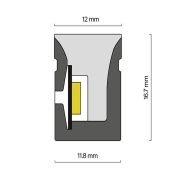 Гибкий неон   60W RGB+Белый теплый 432003 17x12 24V IP67 3000K