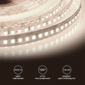 Светодиодная лента Белый теплый 2835 24V 18W/m 120Led/метр 00-301 PRO 10мм IP20 Светодиодная лента Белый теплый 2835 24V 18W/m 120Led/метр 00-301 PRO 10мм IP20