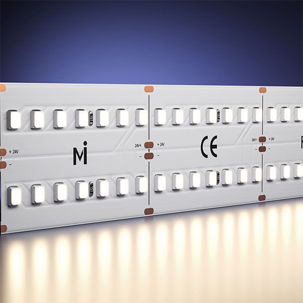 Светодиодная лента Белый теплый 2835 24V 30W/m 280Led/метр 201117 Ultra 2.5м 3000K