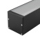алюминиевый профиль S-LUX с экраном SL-LINE-5050-2500 BLACK+OPAL 027990