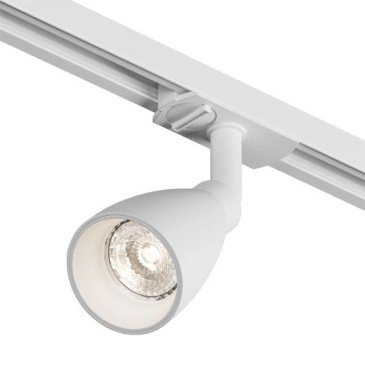 Трековый светильник  15W SOLID BELL DK6050-WH под лампу GU10 IP20 на шинопровод белый