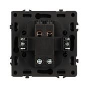 Выключатель встраиваемый одноклавишный перекрёстный 054251 SWT-NOBE-MKX1-SFPL-GR серый