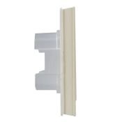 Рамка пластик 2 поста IEK BRITE BR-M22-44-K10 РУ-2-БрКр-44 бежевый IP44
