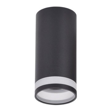 Накладной светильник без лампы IEK LIGHTING 4005 LT-UPB0-4005-GU10-1-K02 GX53 цилиндр черный