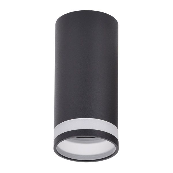 Накладной светильник без лампы IEK LIGHTING 4005 LT-UPB0-4005-GU10-1-K02 GX53 цилиндр черный