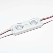 Светодиодный модуль герм. 2led Белый теплый 2835smd 12V линейный с линзой ELF-SOL+ 2 2835 WW