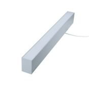 светильник  40W Белый дневной UL-00013172 ULO-K10D 40W-4000K-L100-H SILVER 220V IP40 линейный подвесной серебристый