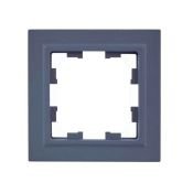 Рамка пластик 1 пост IEK BRITE BR-M12-44-K35 РУ-1-БрМ-44 маренго IP44