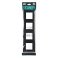 Рамка пластик 4 поста IEK SKANDY SK-M42-K02 SK-F04Bl черный