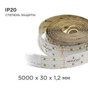 Светодиодная лента Белый теплый 2835 24V 42W/m 240Led/метр 00-306 PRO 30мм IP20 Светодиодная лента Белый теплый 2835 24V 42W/m 240Led/метр 00-306 PRO 30мм IP20