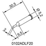 Жало паяльника б/св. 102ADLF20 (к i-Tool)
